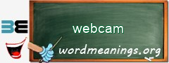 WordMeaning blackboard for webcam